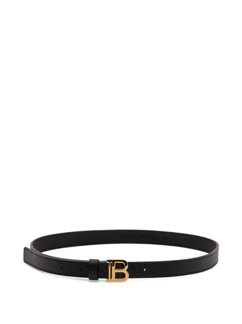 Cintura bambina Balmain nera e oro con logo BALMAIN Kids | BY0C01Z1371930OR